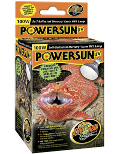 Lampe UVB autoballastée PowerSun 100W Zoo Med