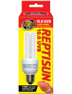 Lampe ReptiSun 10.0 Mini Compact Fluorescent Zoo Med